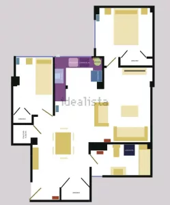 Piso reformado con 2 dormitorios en Granada centro